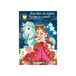 Hemma Coup de coeur créations - Mon bloc de styliste - Fête des paillettes