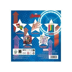 Hemma Marvel Avengers My Hero Box - Lot de posters à colorier