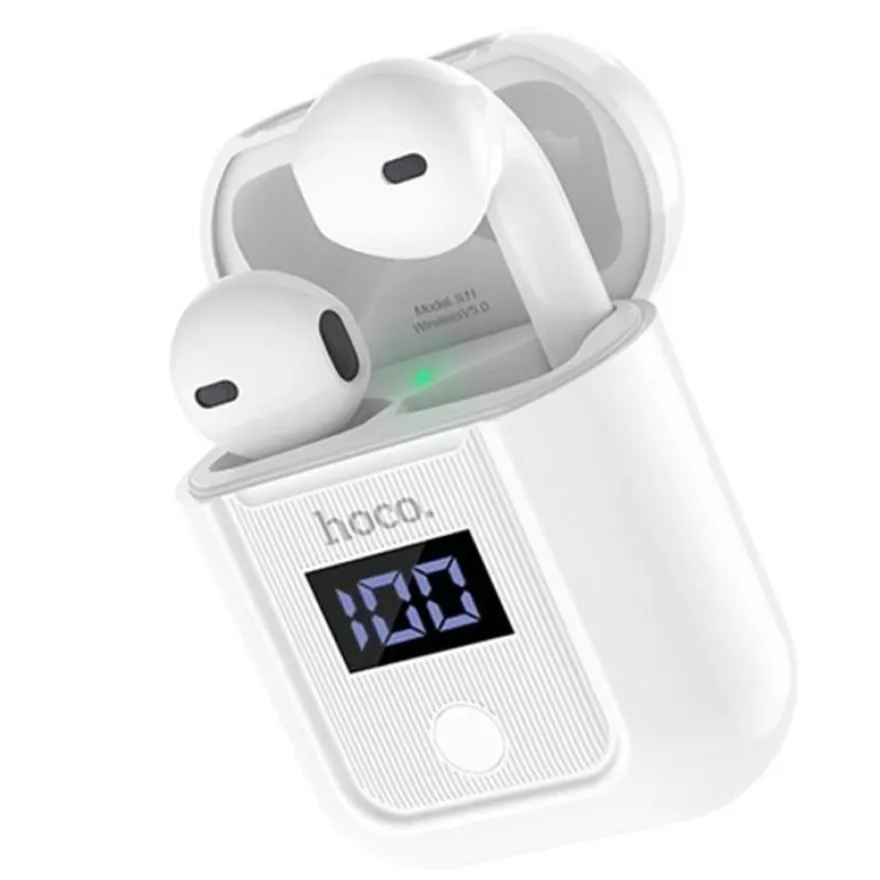 HOCO S11 - Ecouteur sans fil bluetooth pour iPhone/iPad/Mac - blanc