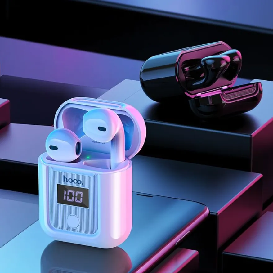 HOCO S11 - Ecouteur sans fil bluetooth pour iPhone/iPad/Mac - blanc