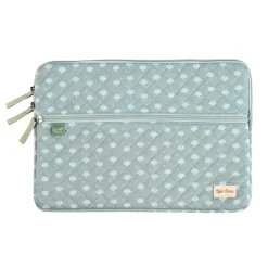 HOUSSE ORDINATEUR Constance par 2 - Vert amande - 34x23,5x2,5 cm - Quo Vadis