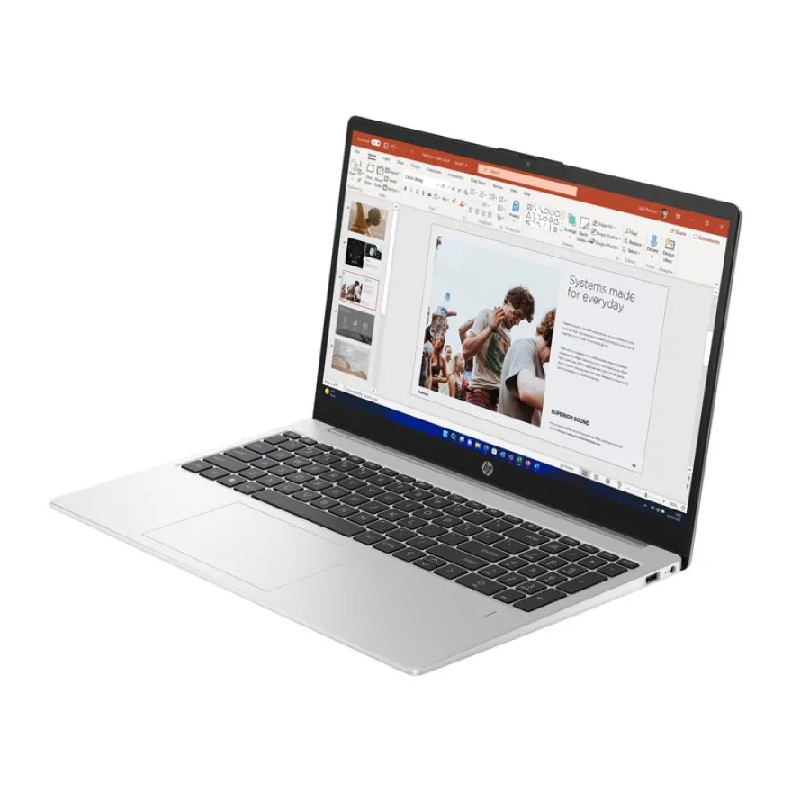 HP 255 G10 Notebook - PC portable 15,6" - AMD Ryzen 5 - 7530U - 16 Go RAM - 512 Go SSD NVMe - argent - clavier : Français
