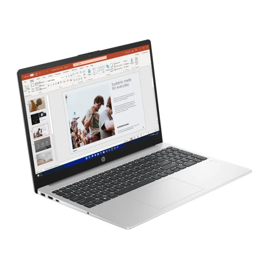HP 255 G10 Notebook - PC portable 15,6" - AMD Ryzen 5 - 7530U - 16 Go RAM - 512 Go SSD NVMe - argent - clavier : Français