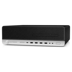 HP EliteDesk 800 G4 - SFF Core i5 8500 / jusqu'à 4.1 GHz - RAM 8 Go - SSD 512 Go - UHD Graphics 630 - Gigabit Ethernet - Win 11 - moniteur : aucun - reconditionné - Grade A