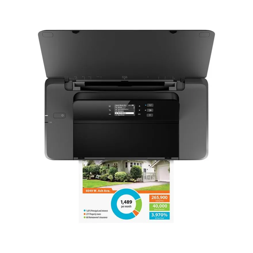 HP Officejet 200 Mobile Printer - imprimante jet d'encre couleur A4 - USB 2.0, Wifi, USB - portable
