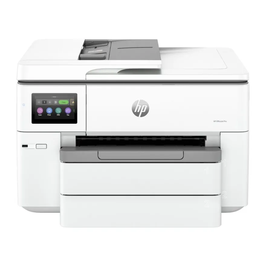 HP Officejet Pro 9730e Wide Format All-in-One - Imprimante multifonction jet d'encre couleur A3 - USB 2.0, LAN, Wi-Fi(ac)