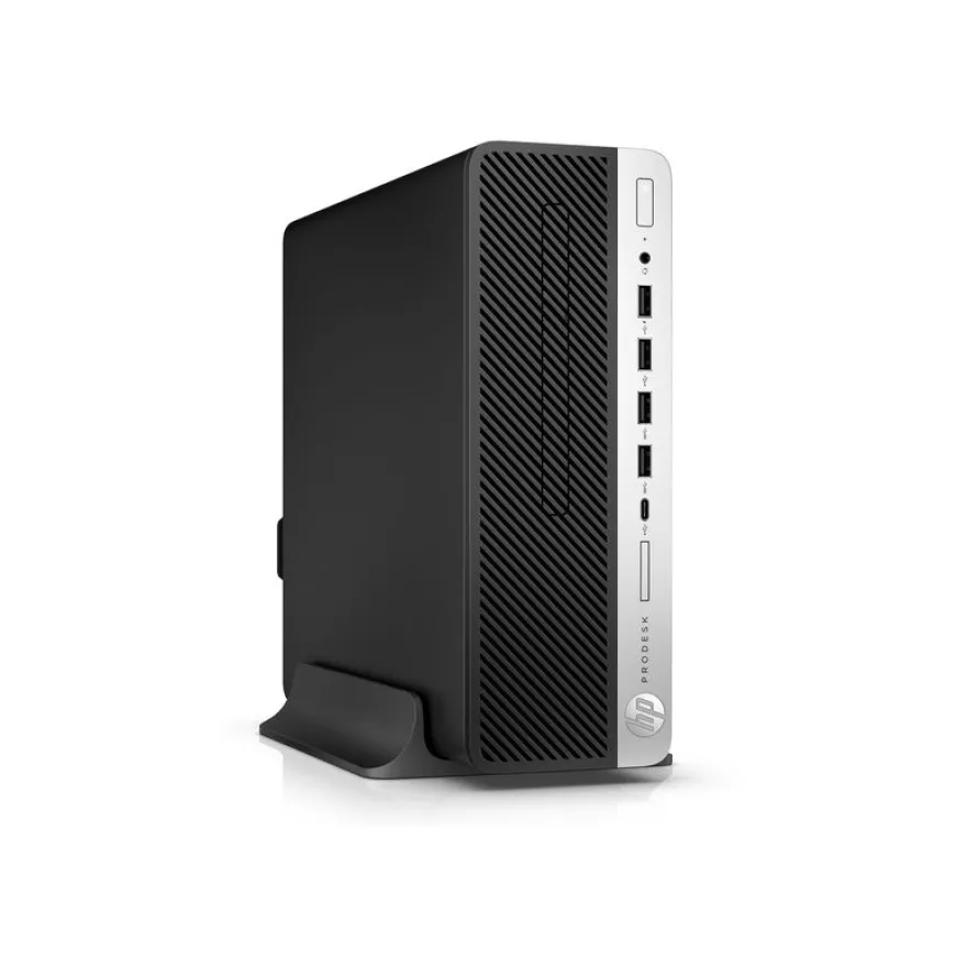 HP ProDesk 600 G4 - Unité centrale reconditionné Grade B - SFF Core i5 8500 - RAM 8 Go - SSD 512 Go - Win 11 - noir et argent