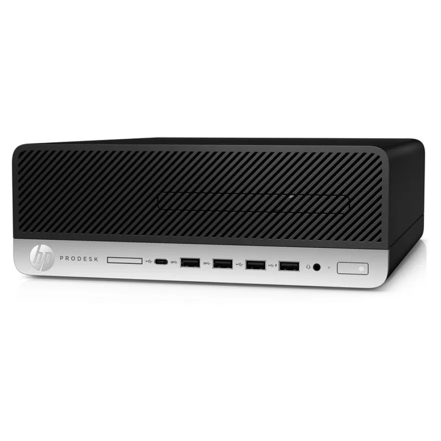 HP ProDesk 600 G4 - Unité centrale reconditionné Grade B - SFF Core i5 8500 - RAM 8 Go - SSD 512 Go - Win 11 - noir et argent