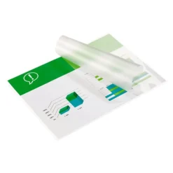 Ibico - pack de 100 - brillant - 216 x 303 mm - pochettes plastifiées