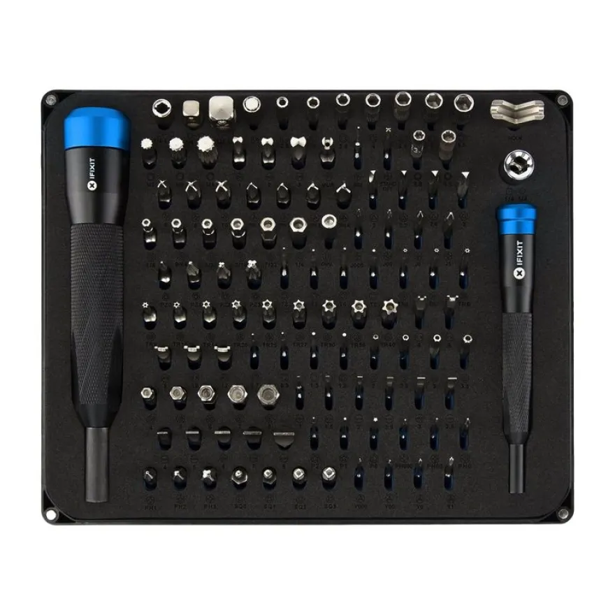 iFixit Manta - ensemble de tournevis de précision avec embouts - 113 pièces