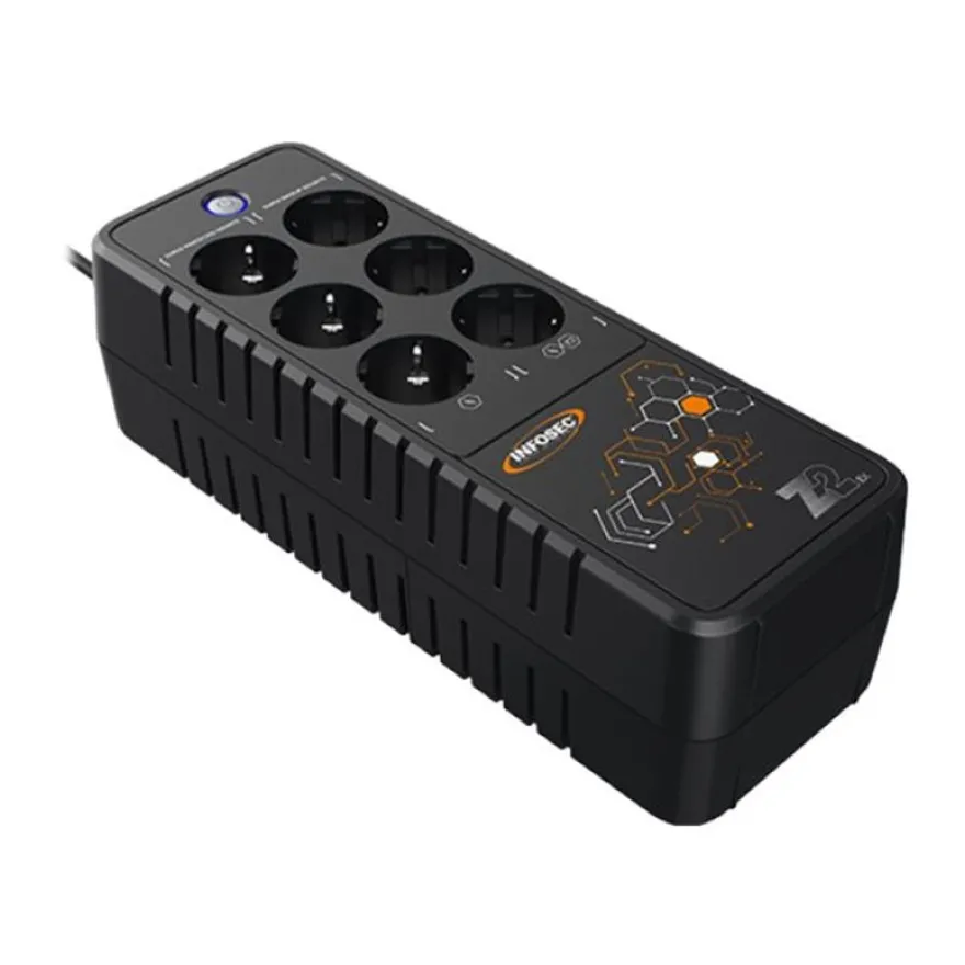 INFOSEC Z2 EX 550 - onduleur 6 prises - 550 VA