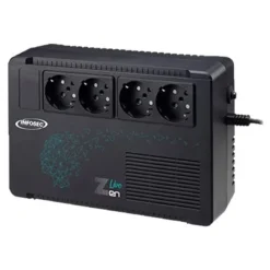 INFOSEC Zen Live 500 - Onduleur - 500 VA - 4 connecteurs de sortie