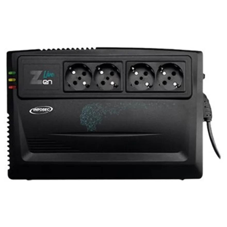INFOSEC Zen Live 800 - Onduleur 4 prises - 800 VA