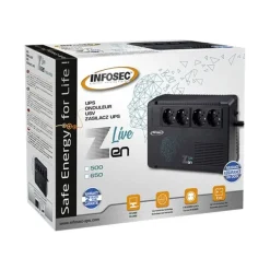 INFOSEC Zen Live 650 - Onduleur 4 prises - 650 VA