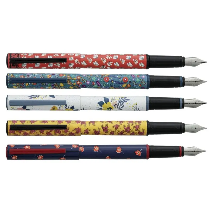 Ink - Stylo plume Floral - disponible dans différents modèles