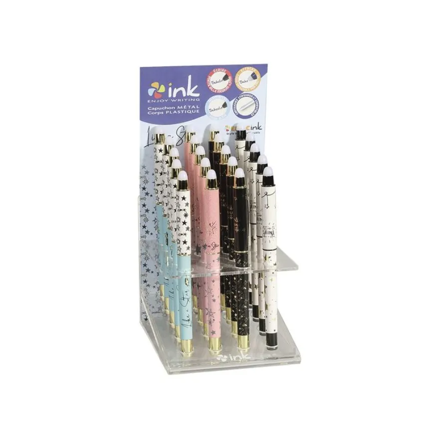 Ink EFFACink Like A Star - Stylo à bille effaçable - différents modèles disponibles