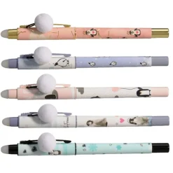 Ink Metal Just Chill Pinguin - Roller bleu - corps plastique - différents modèles disponibles