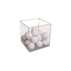 INOVSHOP - Bac hexagonal - cube - 15 x 15 x 15 cm