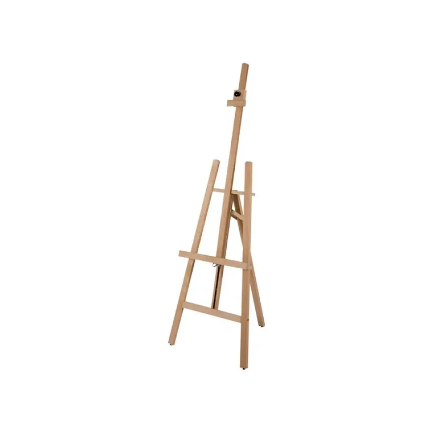 INOVSHOP - Chevalet de présentation en bois - hauteur et inclinaison réglable - 60 x 153 cm