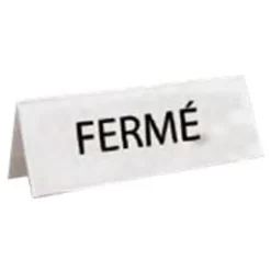 INOVSHOP - Chevalet porte nom 297 x 105 mm