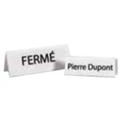 INOVSHOP - Chevalet porte nom 210 x 61 mm