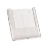 INOVSHOP - Porte-brochures mural A4 - 1 compartiment
