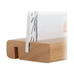 INOVSHOP - Socle double rainure A5 - finition bois clair