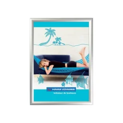 INOVSHOP Clipframe - Cadre d'affichage clippant - coins carrés - 80 x 120 cm