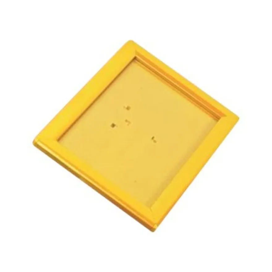 INOVSHOP Ecoframe - Cadre porte-affiche clippant à fixer au mur - A3 - jaune