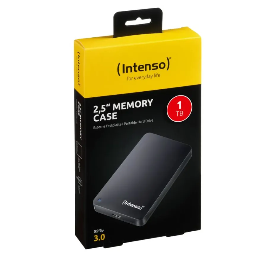 Intenso - disque dur 1 To - USB 3.0 - noir