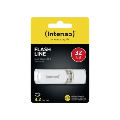 Intenso Flash Line - Clé USB 32 Go - USB-C 3.1 Gen 1 - blanc