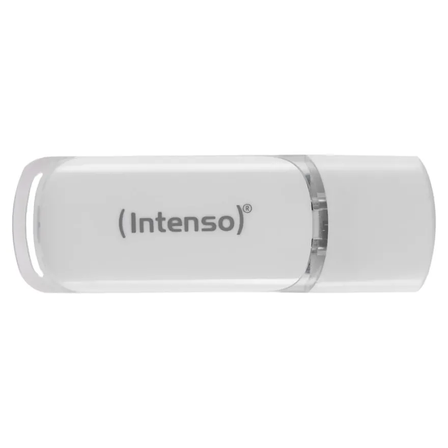 Intenso Flash Line - Clé USB 64 Go - USB-C 3.1 Gen 1 - blanc