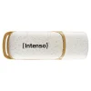 Intenso Green Line - Clé USB 128 Go - USB 3.2 Gen 1 - brun, beige
