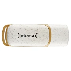 Intenso Green Line - Clé USB 128 Go - USB 3.2 Gen 1 - brun, beige