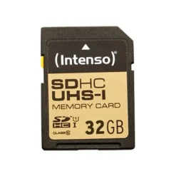 Intenso Premium - Carte mémoire SDHC 32 Go - bleu