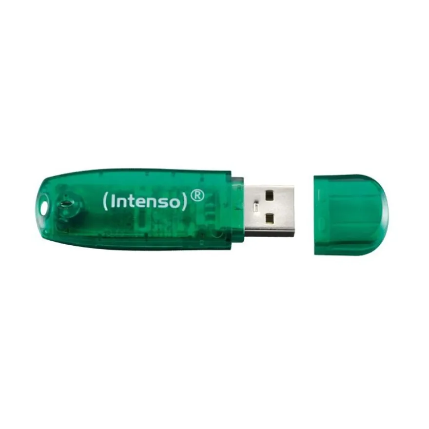 Intenso Rainbow Line - clé USB 8 Go - USB 2.0 - vert