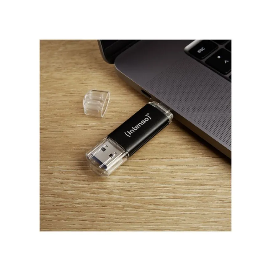 Intenso Twist Line - Clé USB 64 Go - USB 3.2 Gen 1 / USB-C - anthracite