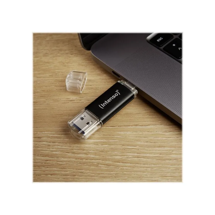Intenso Twist Line - Clé USB 128 Go - USB 3.2 Gen 1 / USB-C - anthracite
