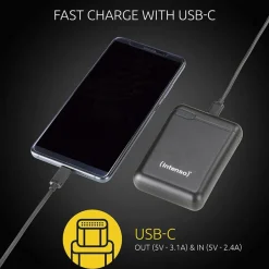 Intenso XS10000 - powerbank / batterie de secours rechargeable pour smartphone - 10000 mAh