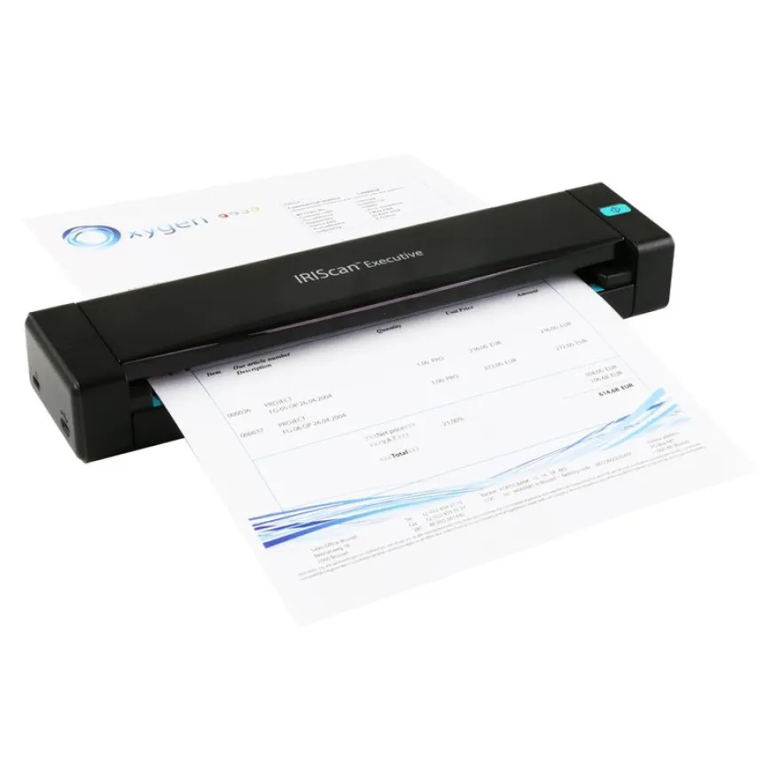 IRIS IRIScan Executive 4 - scanner de documents A4 - portable - 600 ppp x 600 ppp - blanc
