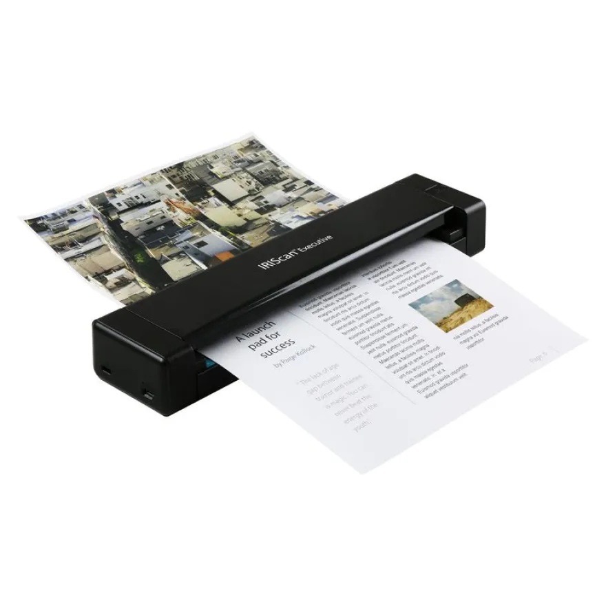 IRIS IRIScan Executive 4 - scanner de documents A4 - portable - 600 ppp x 600 ppp - blanc