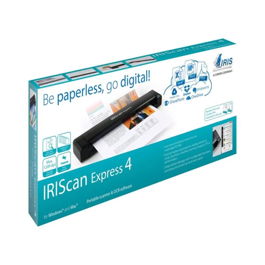 IRIScan Express 4 - scanner de document A4 - portable - USB