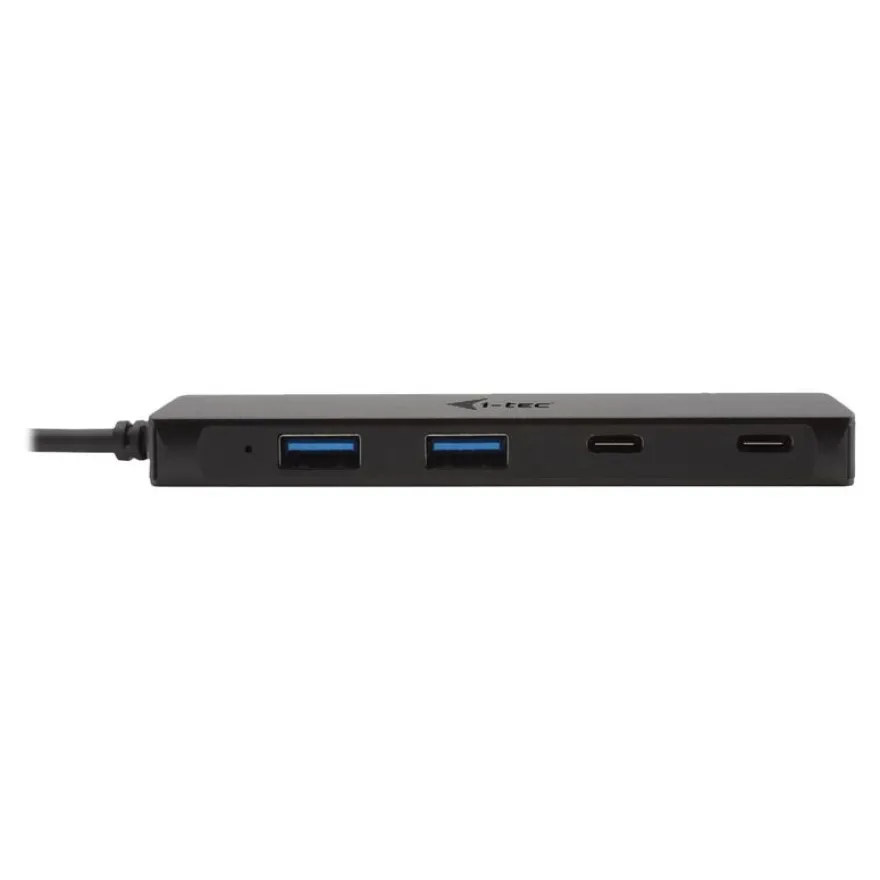 i-Tec - Hub - 2 x SuperSpeed USB 3.0 + 2 x USB-C 3.1 Gen 1 - de bureau