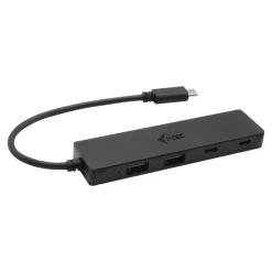 i-Tec - Hub - 2 x SuperSpeed USB 3.0 + 2 x USB-C 3.1 Gen 1 - de bureau