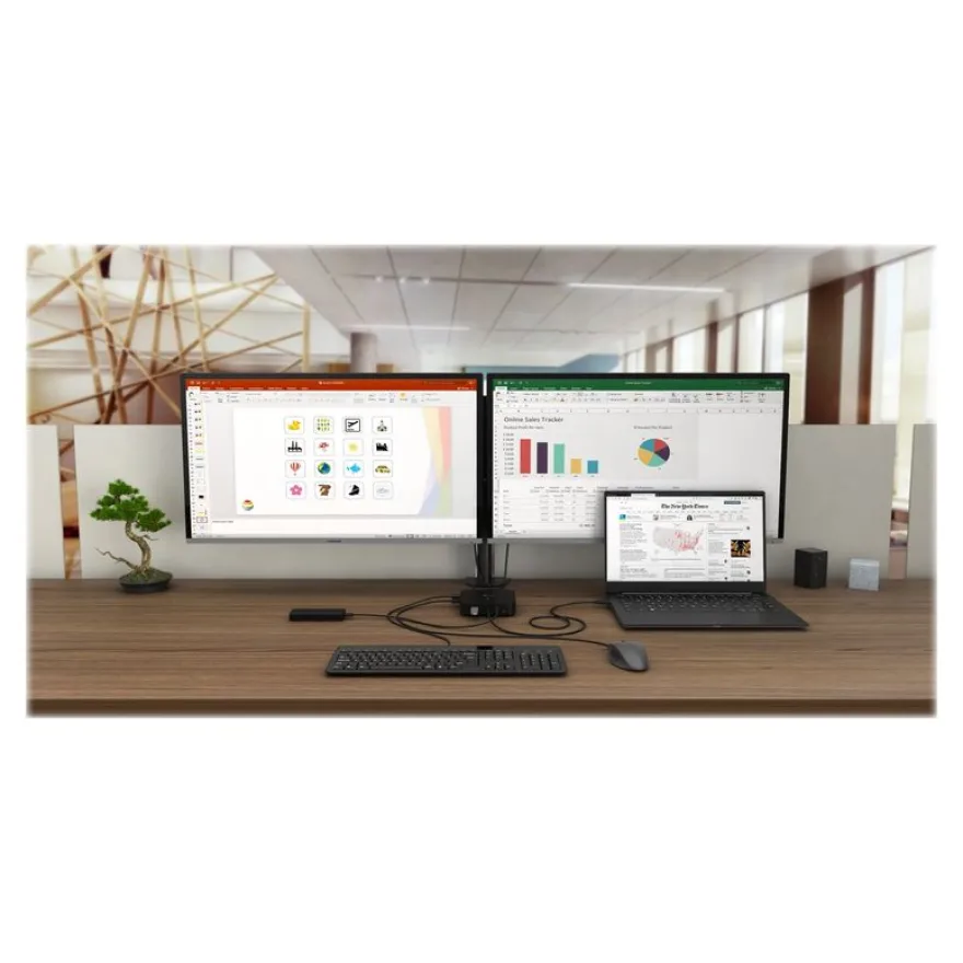 i-Tec - Station d'accueil - USB-C 3.1 Gen 2 / Thunderbolt 3 - HDMI, DP - GigE - 112 Watt - avec chargeur universel i-Tec 112 W - Europe