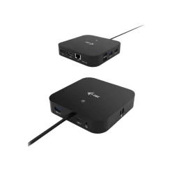 i-Tec - Station d'accueil - USB-C 3.1 / Thunderbolt 3 - HDMI, DP++ - GigE