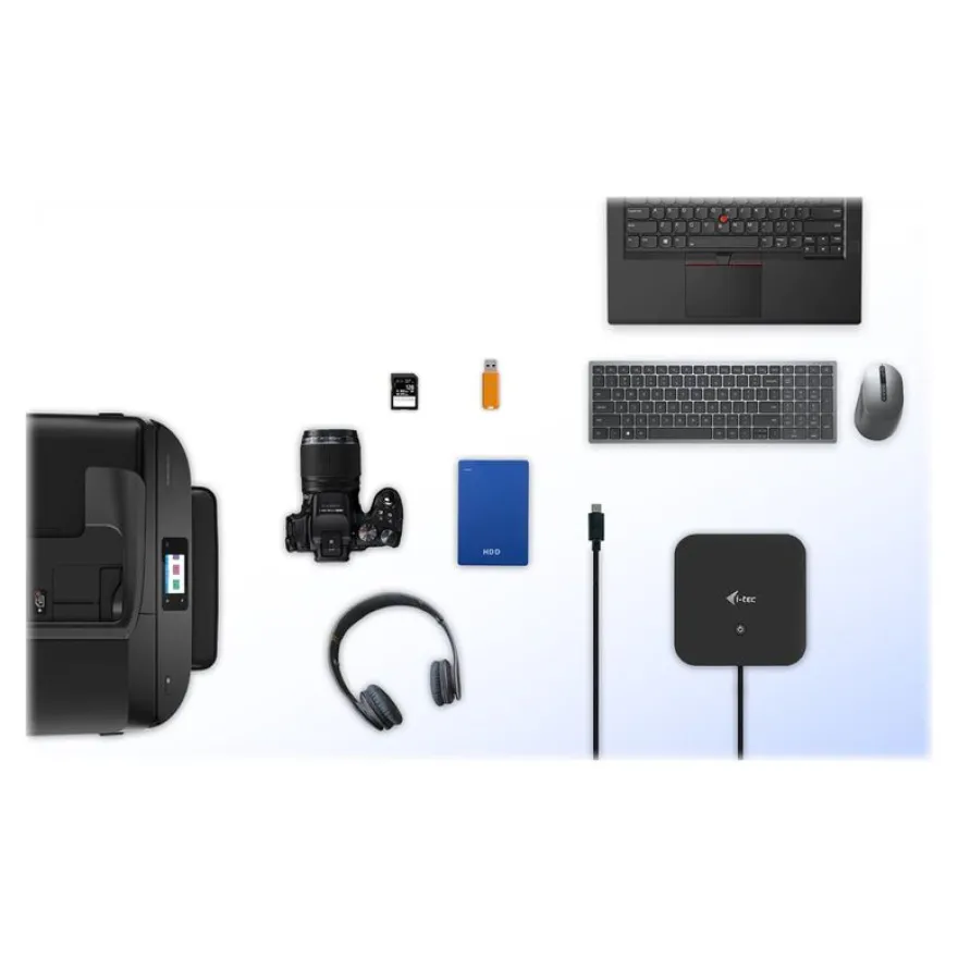 i-Tec - Station d'accueil - USB-C 3.1 / Thunderbolt 3 - HDMI, DP++ - GigE