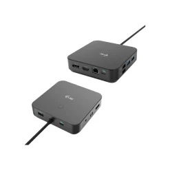 i-Tec - Station d'accueil - USB-C / Thunderbolt 3/USB4 - HDMI, 2 x DP - GigE