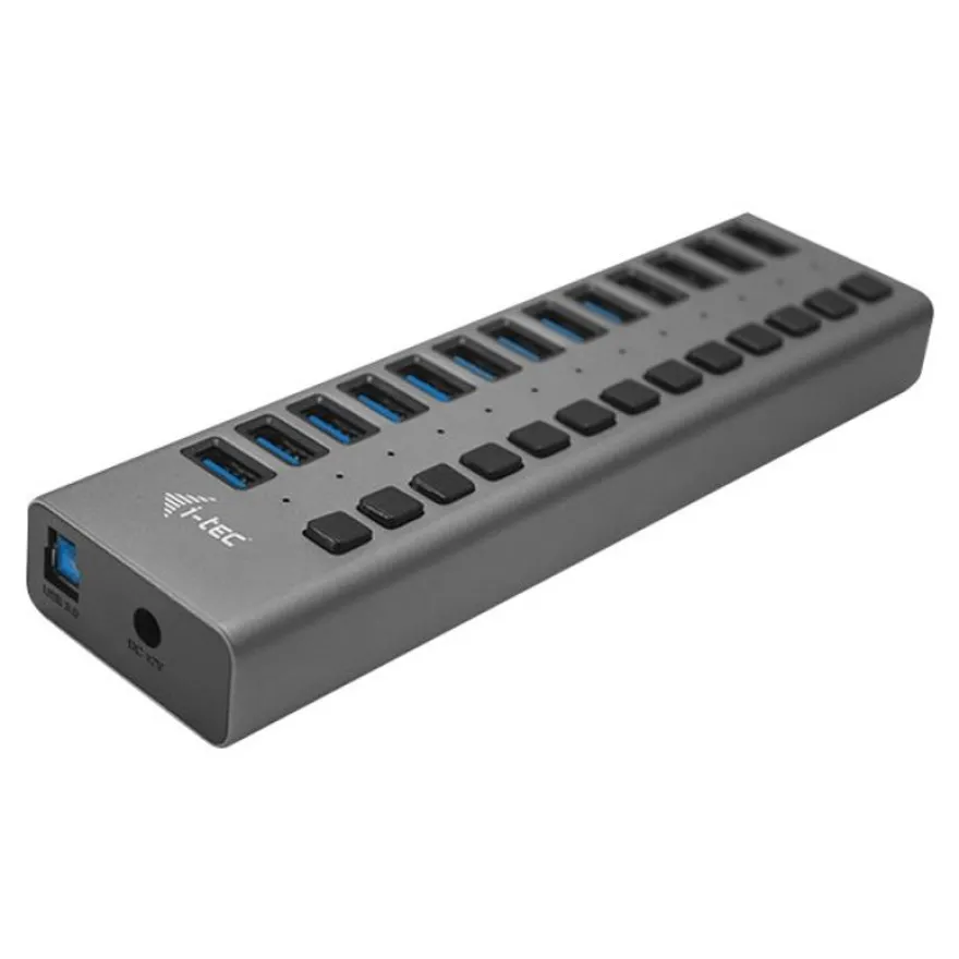 i-Tec USB 3.0 Charging HUB - Hub - 13 x SuperSpeed USB 3.0 - de bureau