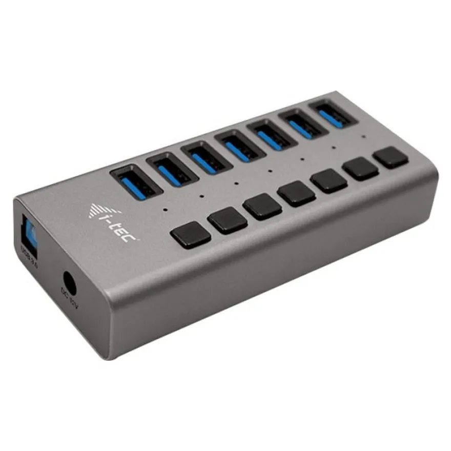 i-Tec USB 3.0 Charging HUB - Hub - 7 x SuperSpeed USB 3.0 - de bureau